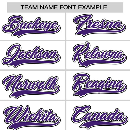 Custom White Purple Gradient Ripple Fashion Raglan Sleeves Performance T-Shirt