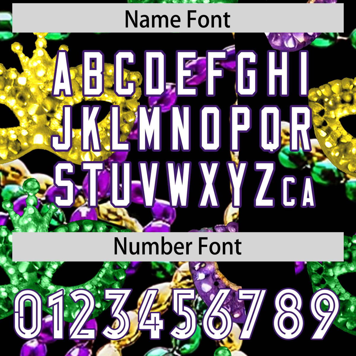 Custom Black White Crew Neck Personalized Mardi Gras Long Sleeve Performance T-shirt | KXKSHOP