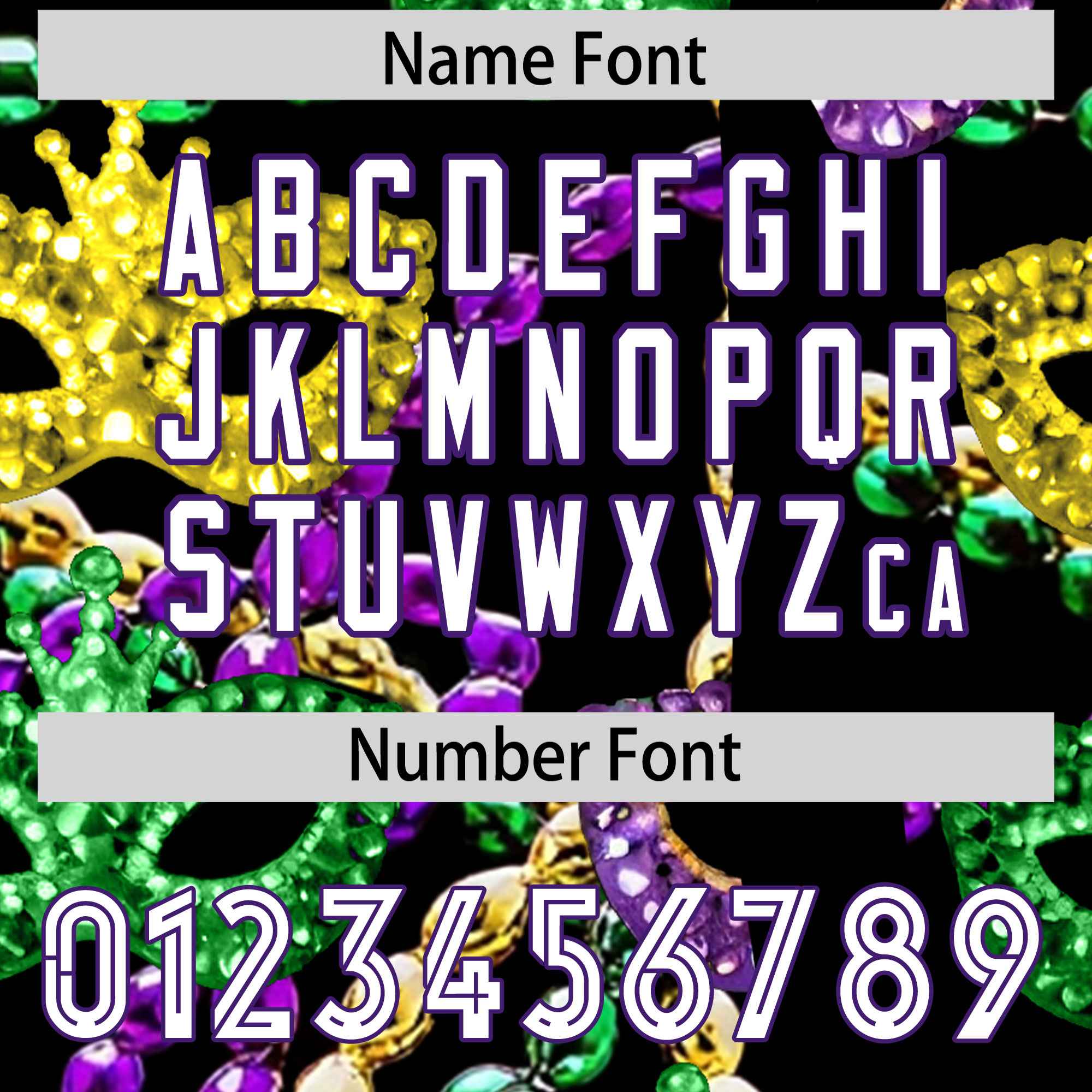 Custom Black White Crew Neck Personalized Mardi Gras Long Sleeve Performance T-shirt | KXKSHOP