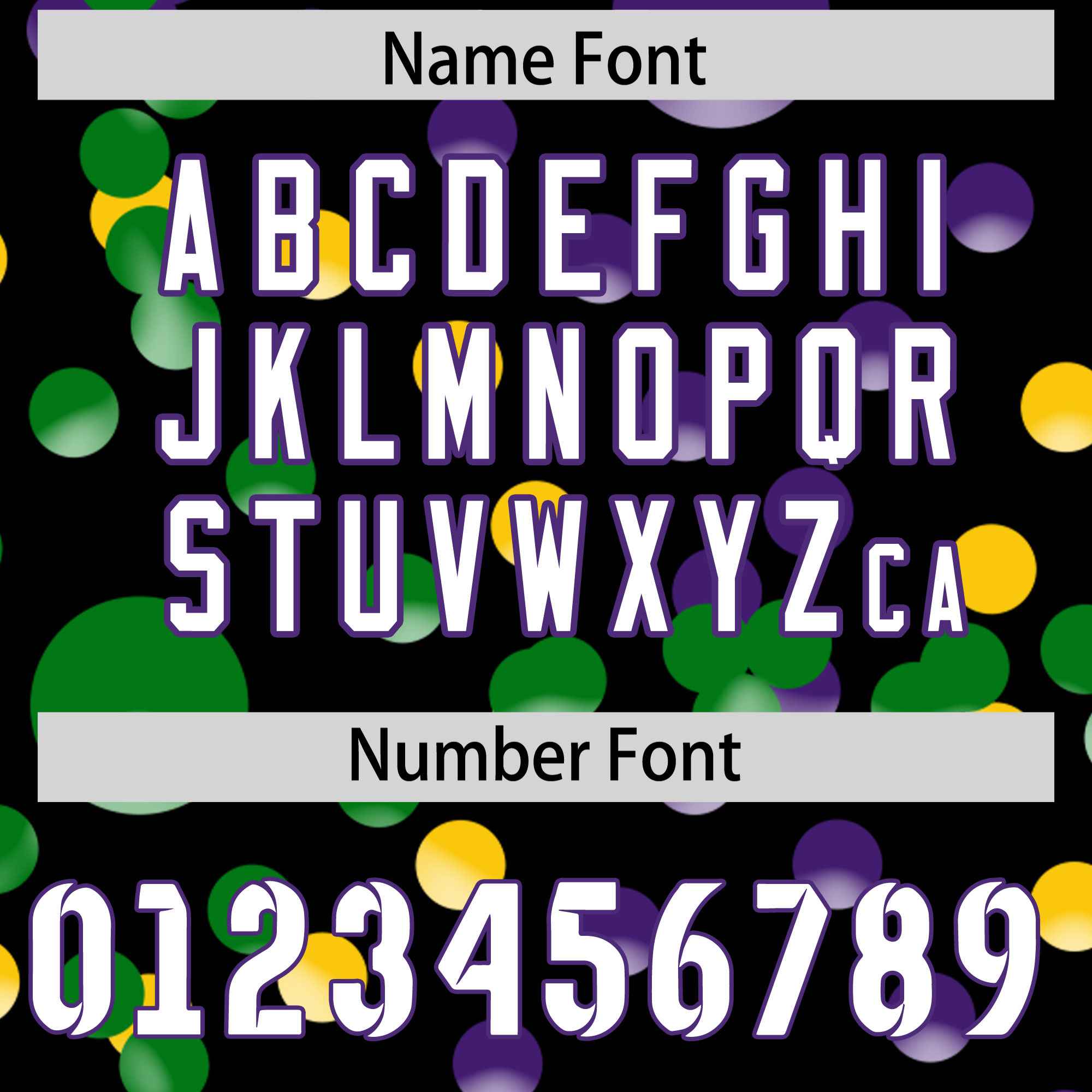 Custom Black Purple Crew Neck Personalized Mardi Gras Long Sleeve Performance T-shirt | KXKSHOP