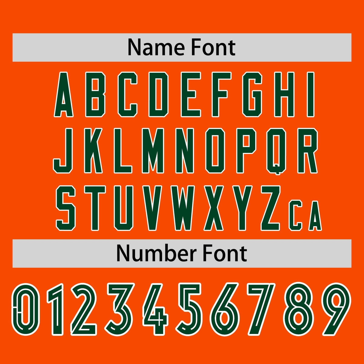 Custom Orange Green White Crew Neck Personalized Raglan Long Sleeve Performance T-shirt