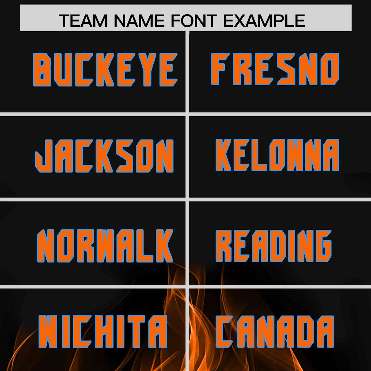 Custom Black Orange Colorful Flame Pattern Long Sleeve Performance T-Shirt