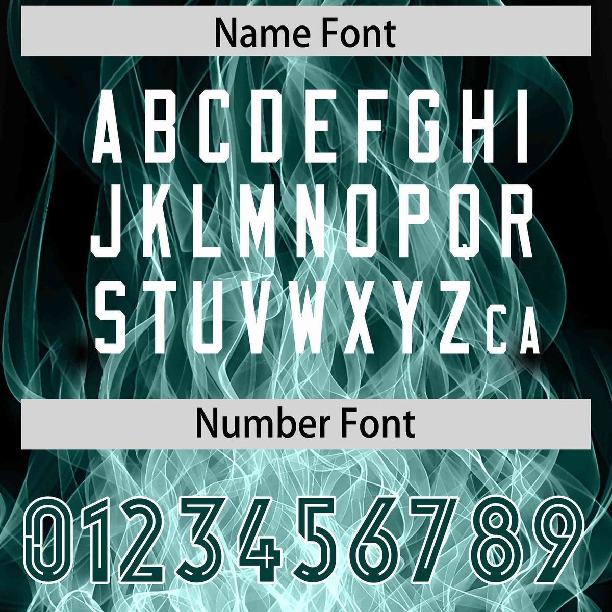 Custom Black Midnight Green Colorful Flame Pattern Long Sleeve Performance T-Shirt