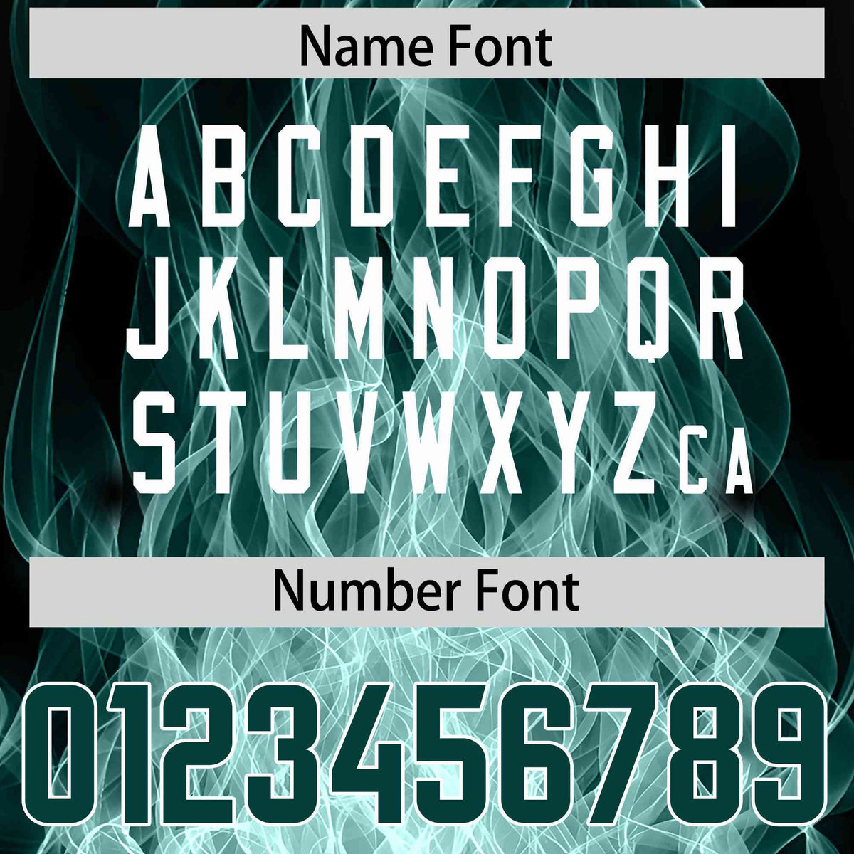 Custom Black Midnight Green Colorful Flame Pattern Long Sleeve Performance T-Shirt