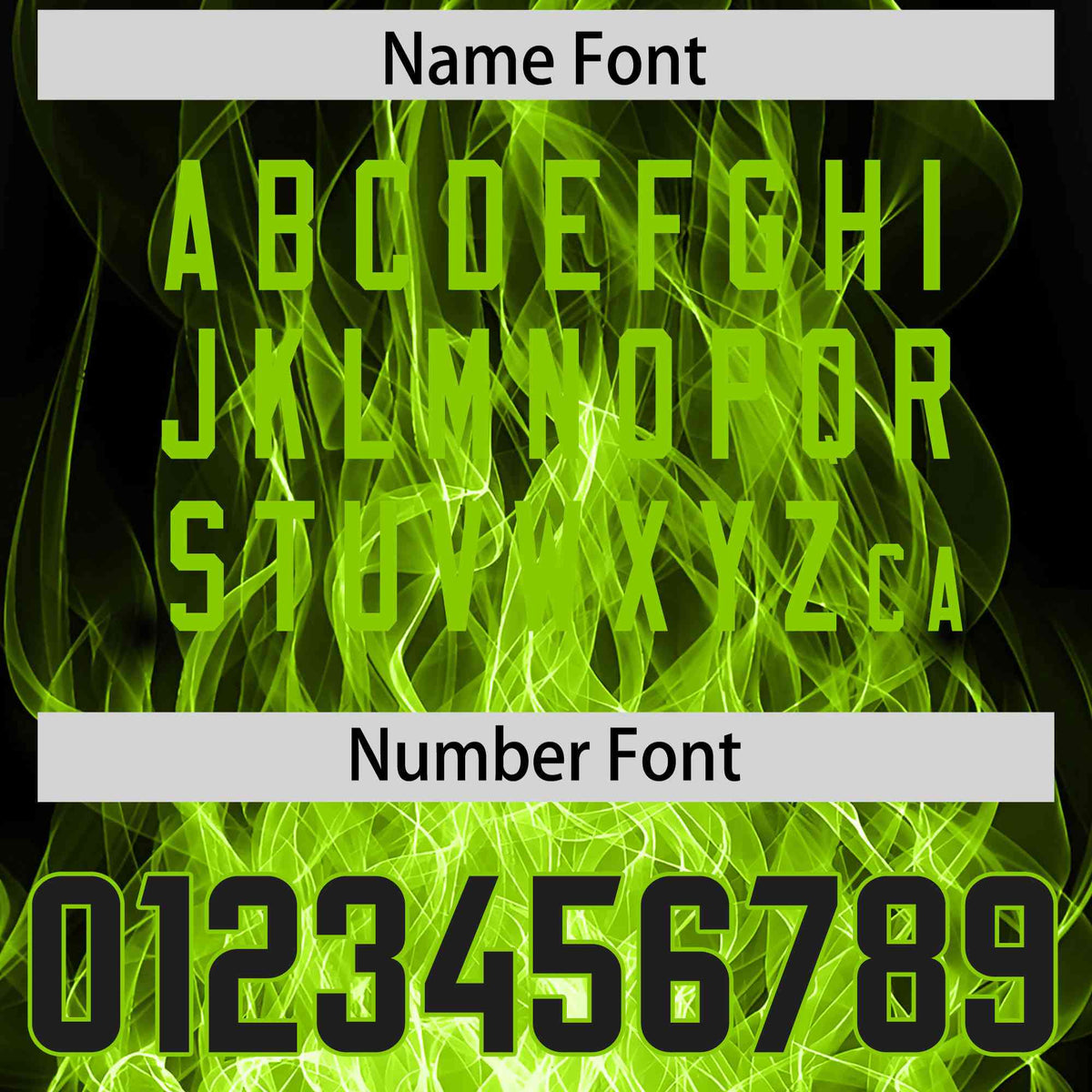 Custom Black Neon Green Colorful Flame Pattern Long Sleeve Performance T-Shirt