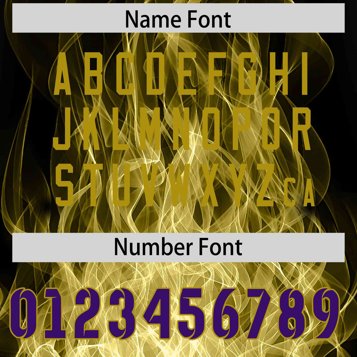 Custom Black Old Gold Colorful Flame Pattern Long Sleeve Performance T-Shirt