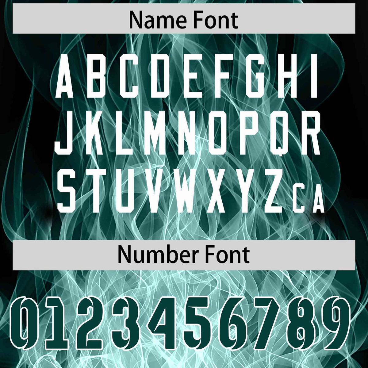 Custom Black Midnight Green Colorful Flame Pattern Long Sleeve Performance T-Shirt