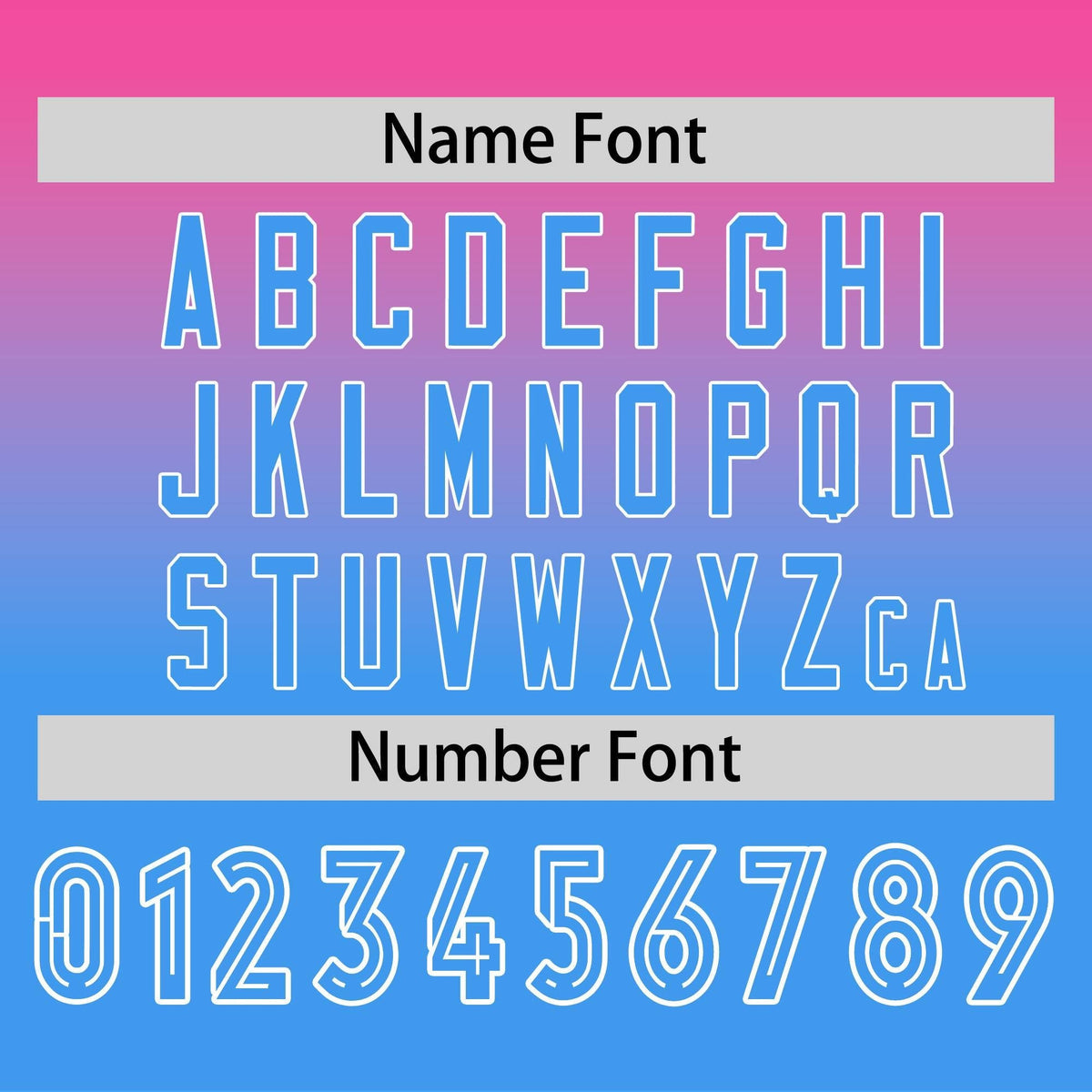 Custom Pink-Powder Blue Gradient Fashion Design Long Sleeve Performance T-Shirt