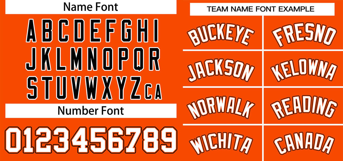 Custom Orange White-Black Classic Style Authentic Two-Button Baseball Jersey