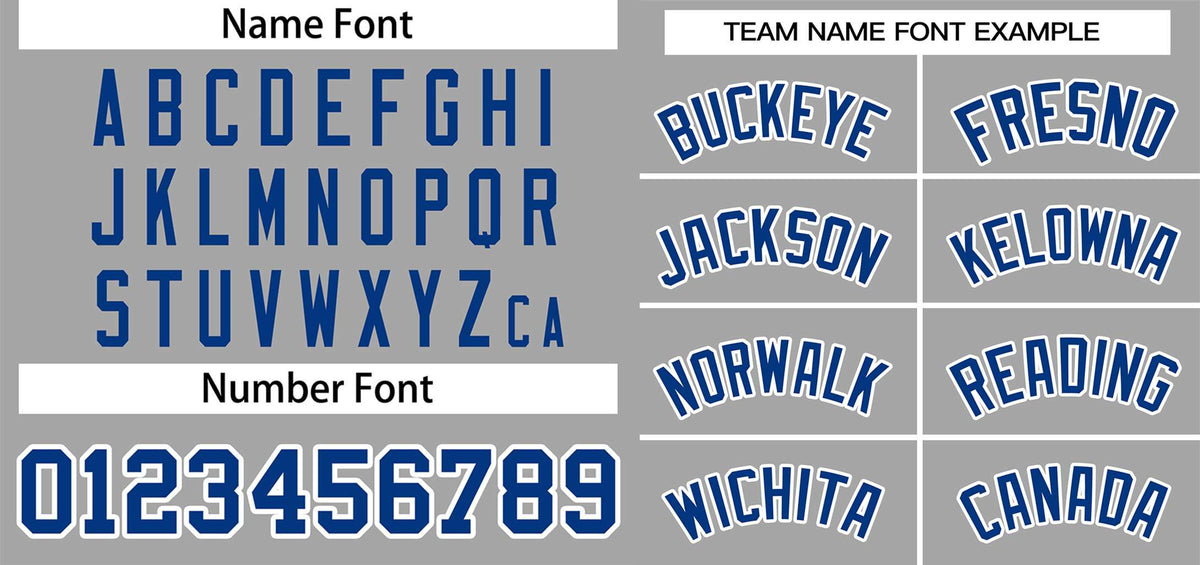 Custom Gray Royal-White Classic Style Authentic Two-Button Baseball Jersey