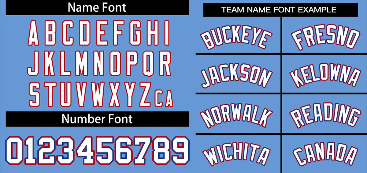 Custom Light Blue White-Red Classic Style Authentic Two-Button Baseball Jersey