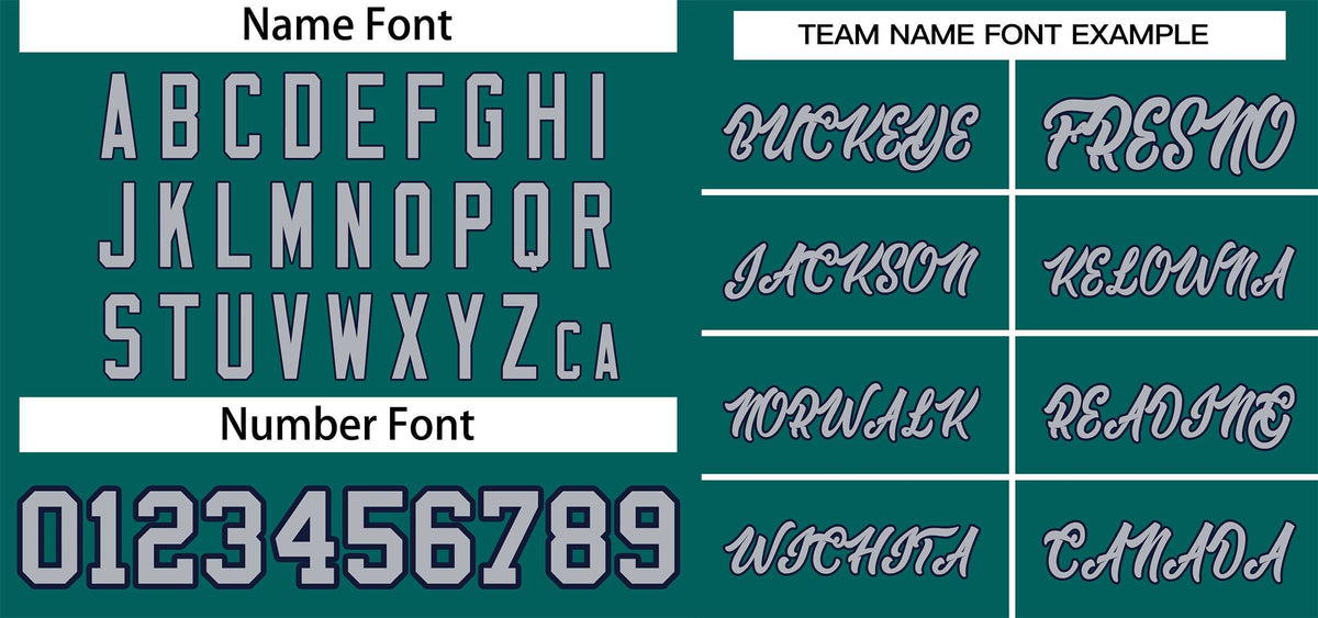 Custom Stitched Aqua Gray Navy Classic Style Sweatshirt Pullover Hoodie