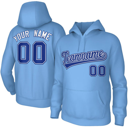 Custom Classic Style Hoodie Game Lt Blue Training Uniform For Women