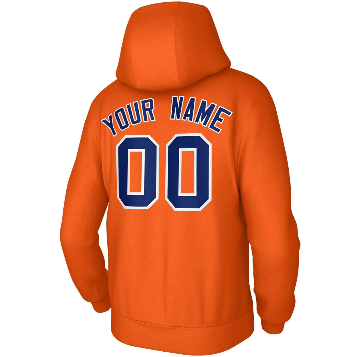 classic pullover hoodie name and number font