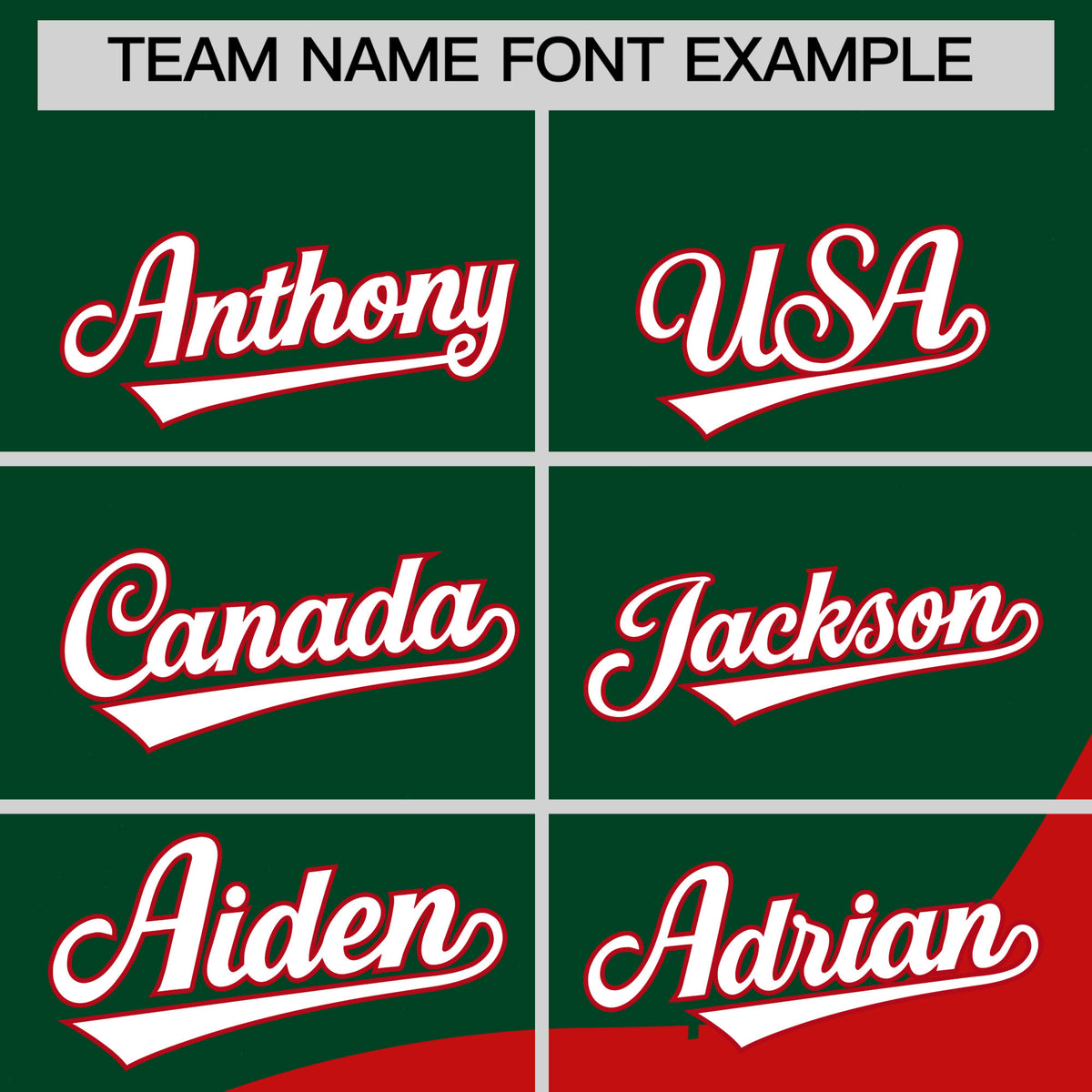 Custom Kelly Green Red Color Block Wave Boundary Full-Zip Hoodie