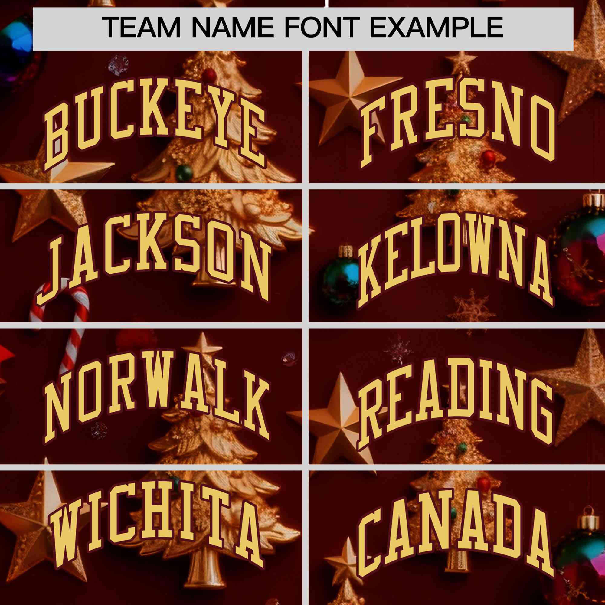 Custom Burgundy Khaki Christmas Graffiti Pattern Athletic Full-Zip Hoodie