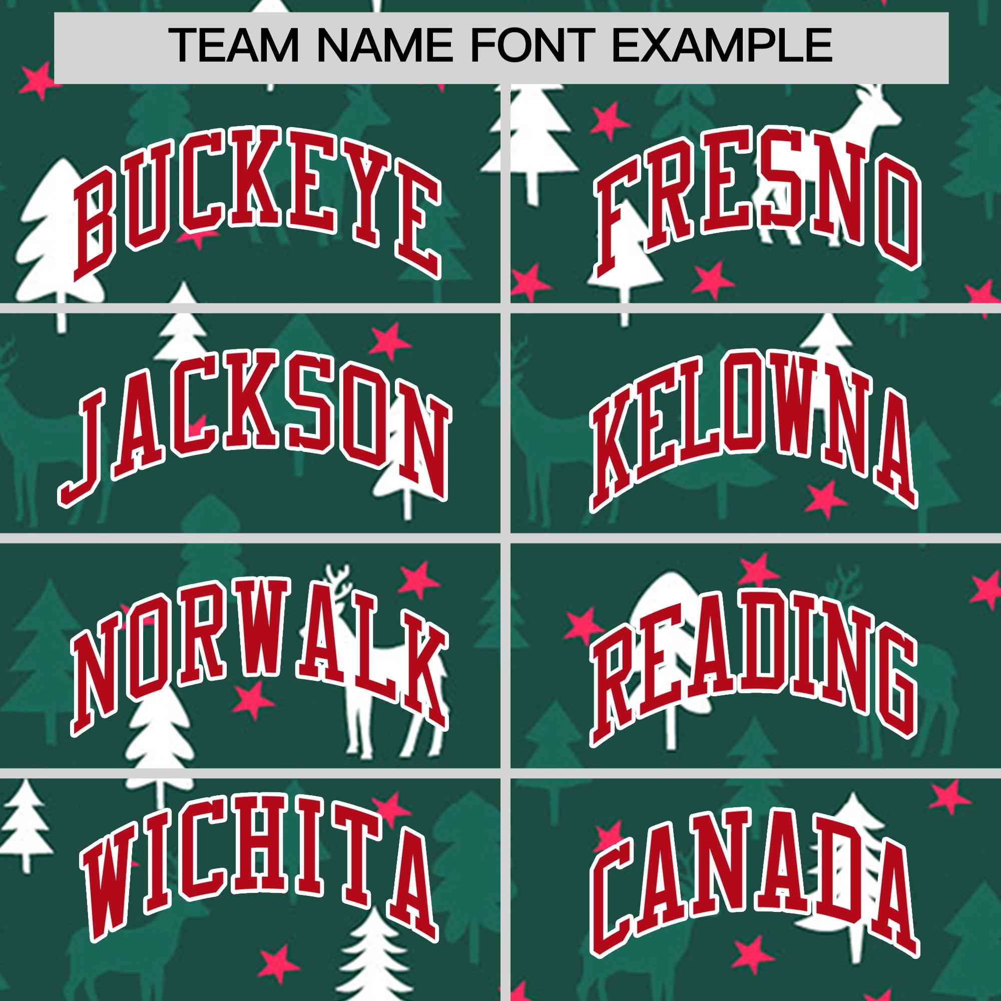 Custom Midnight Green Red Christmas Graffiti Pattern Athletic Full-Zip Hoodie