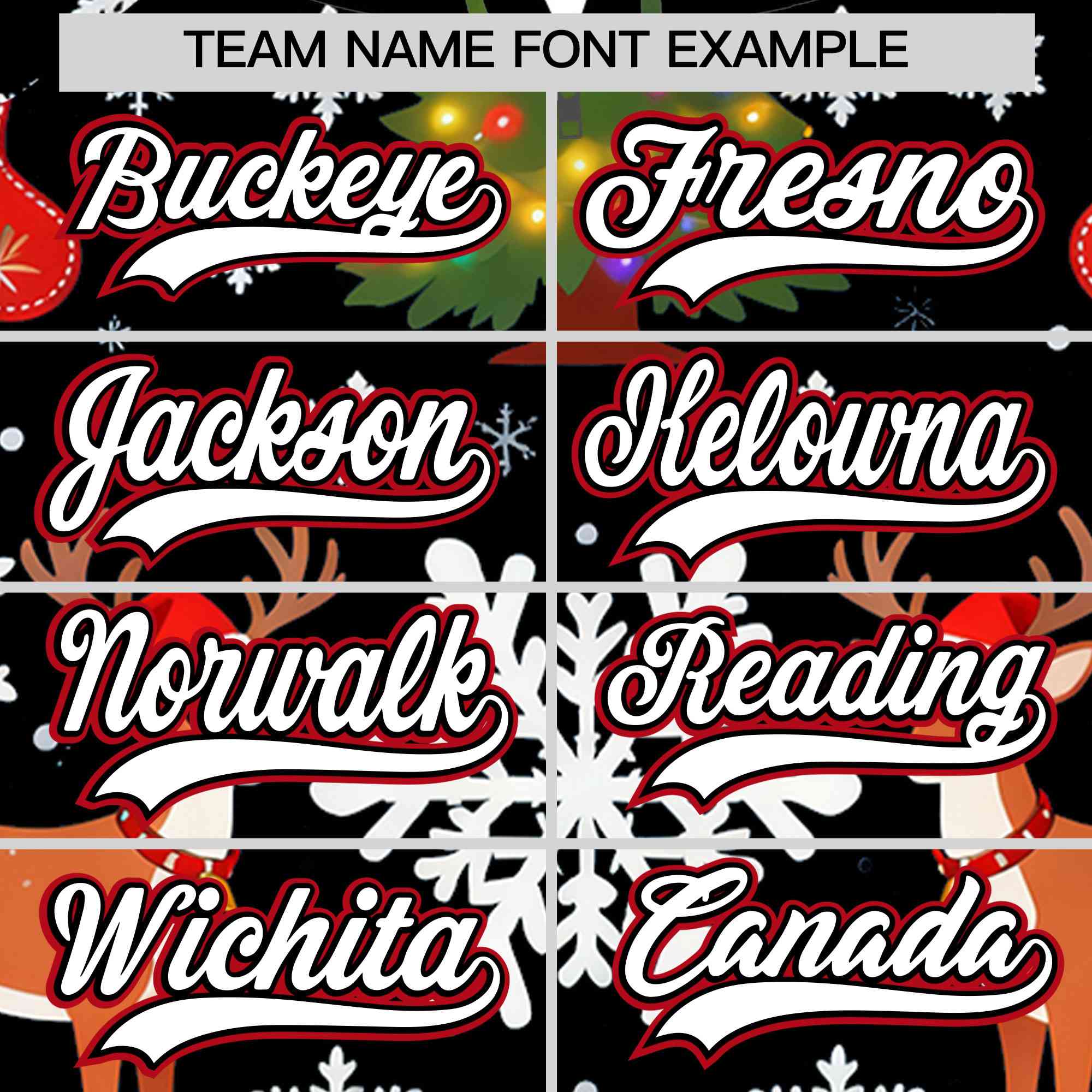 Custom Black White Christmas Graffiti Pattern Athletic Full-Zip Hoodie