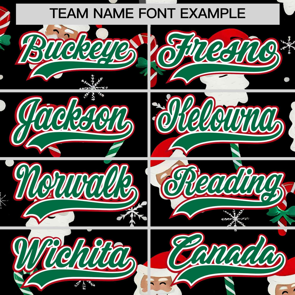 Custom Black Kelly Green Christmas Graffiti Pattern Athletic Full-Zip Hoodie