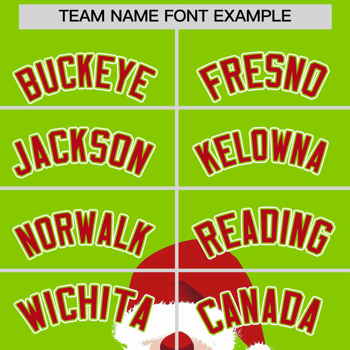 Custom Neon Green Red Christmas Graffiti Pattern Athletic Full-Zip Hoodie