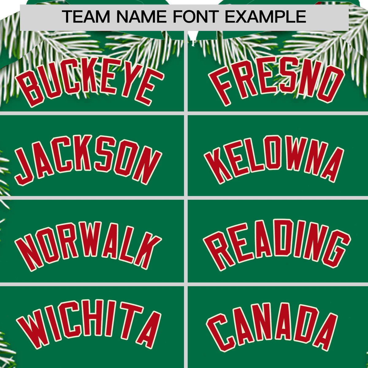 Custom Kelly Green Red Christmas Graffiti Pattern Athletic Full-Zip Hoodie