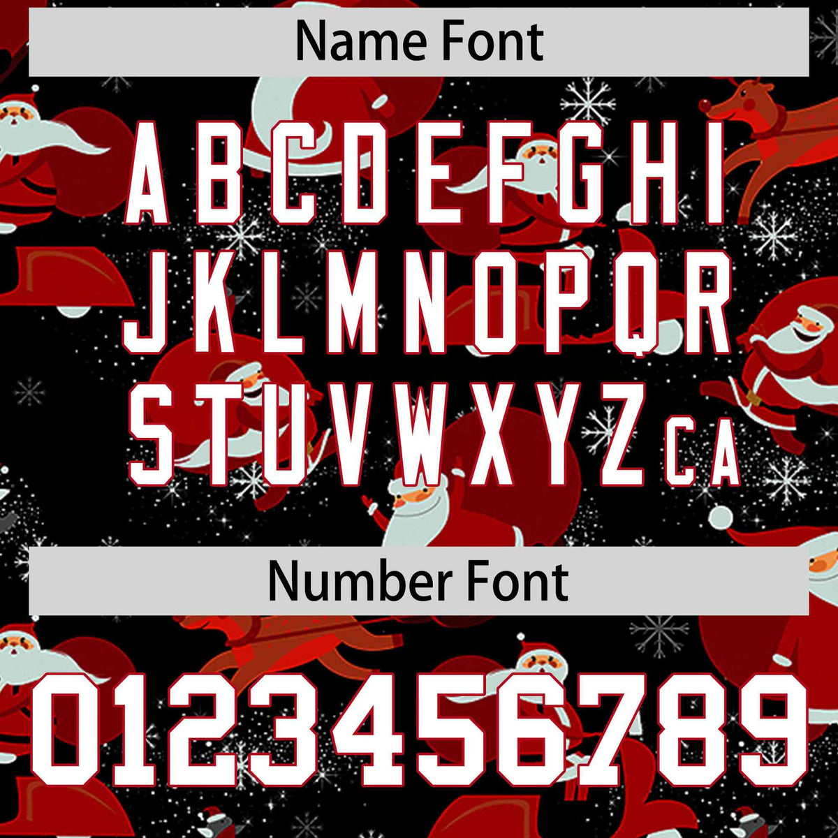 Custom Black Red Christmas Graffiti Pattern Athletic Full-Zip Hoodie