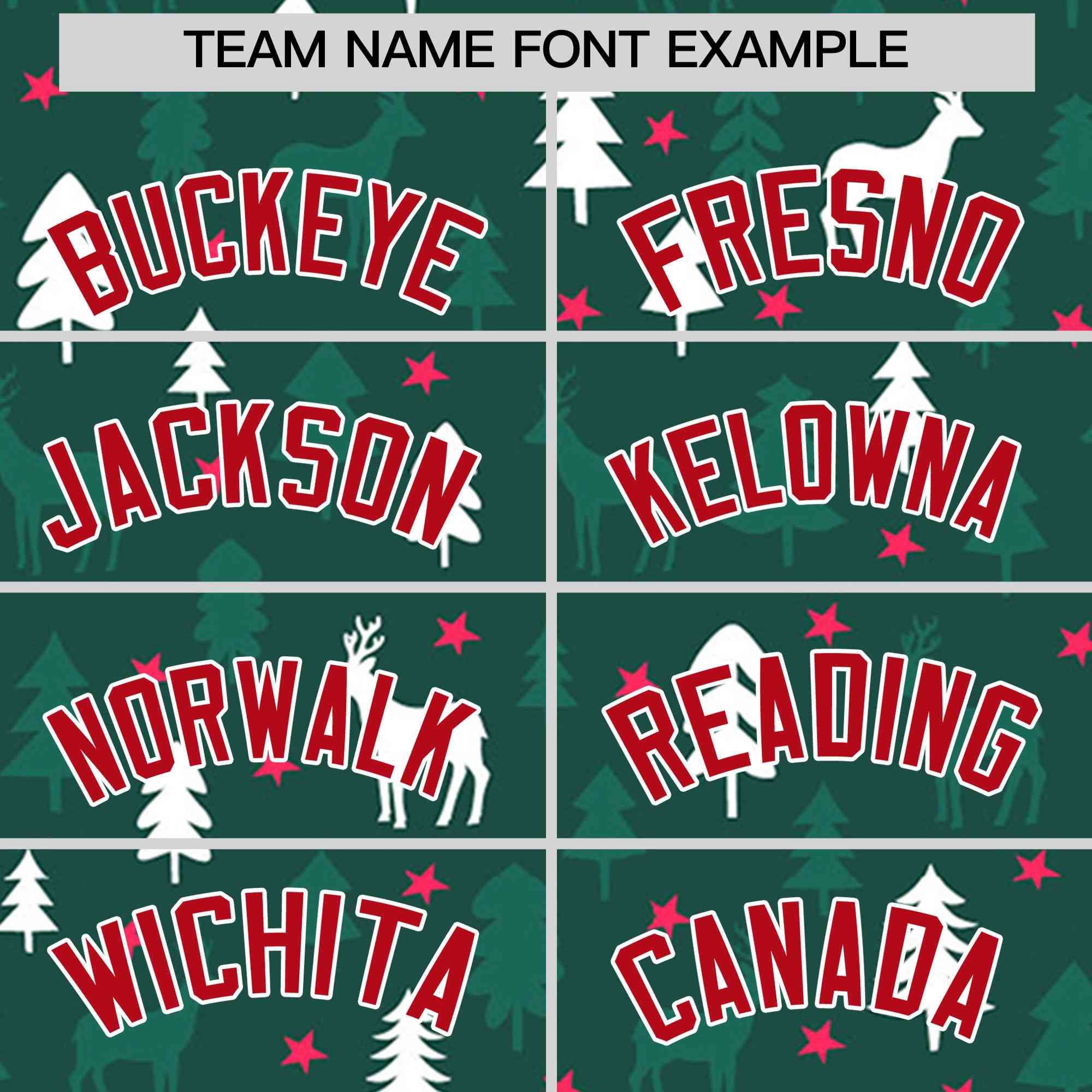 Custom Midnight Green Red Christmas Graffiti Pattern Athletic Full-Zip Hoodie