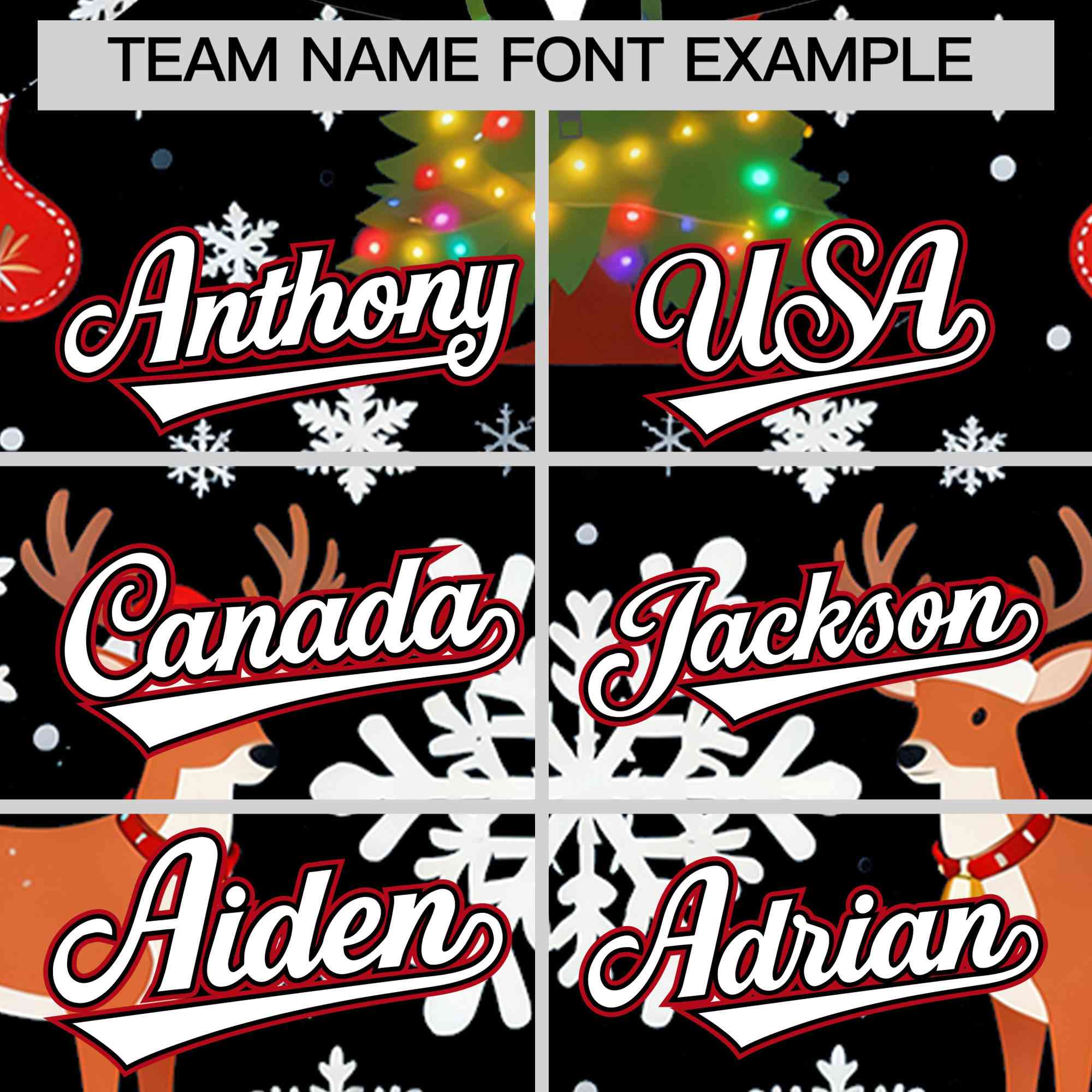 Custom Black White Christmas Graffiti Pattern Athletic Full-Zip Hoodie| KXKSHOP