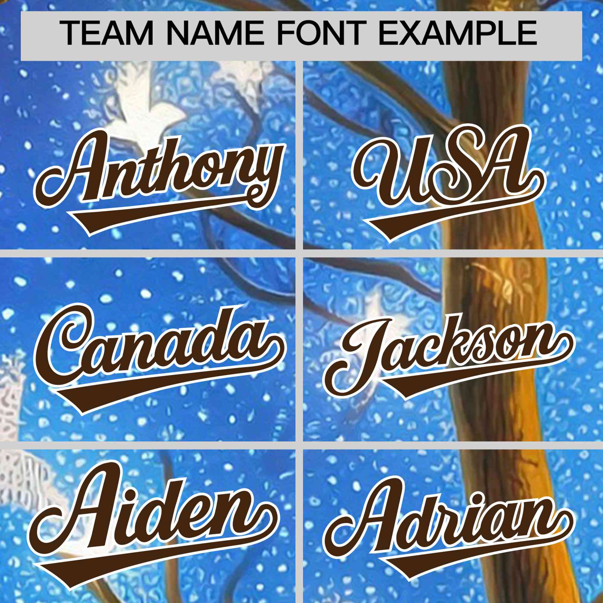 Custom Powder Blue Light Brown Christmas Graffiti Pattern Athletic Full-Zip Hoodie| KXKSHOP