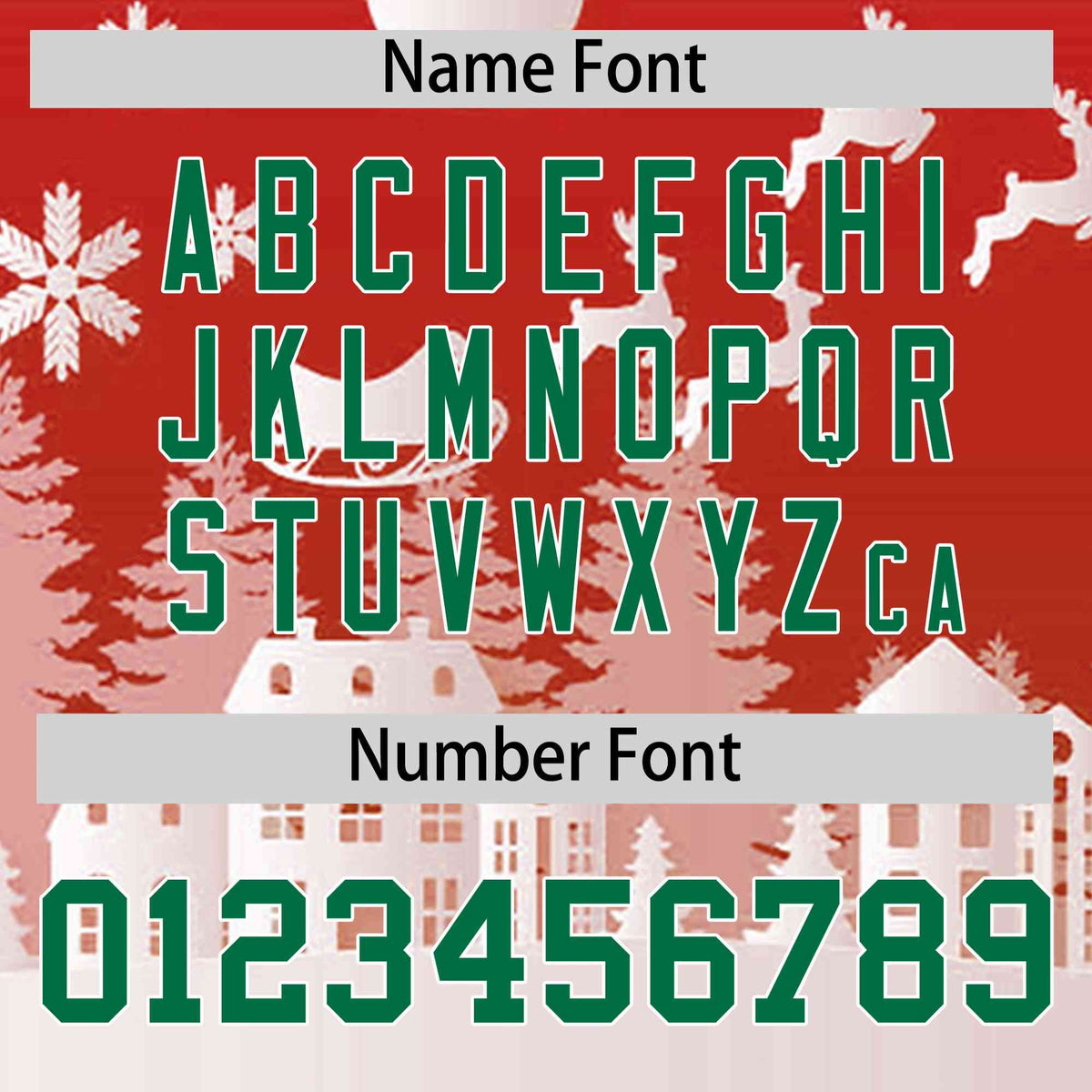 Custom Red Kelly Green Christmas Graffiti Pattern Athletic Full-Zip Hoodie| KXKSHOP