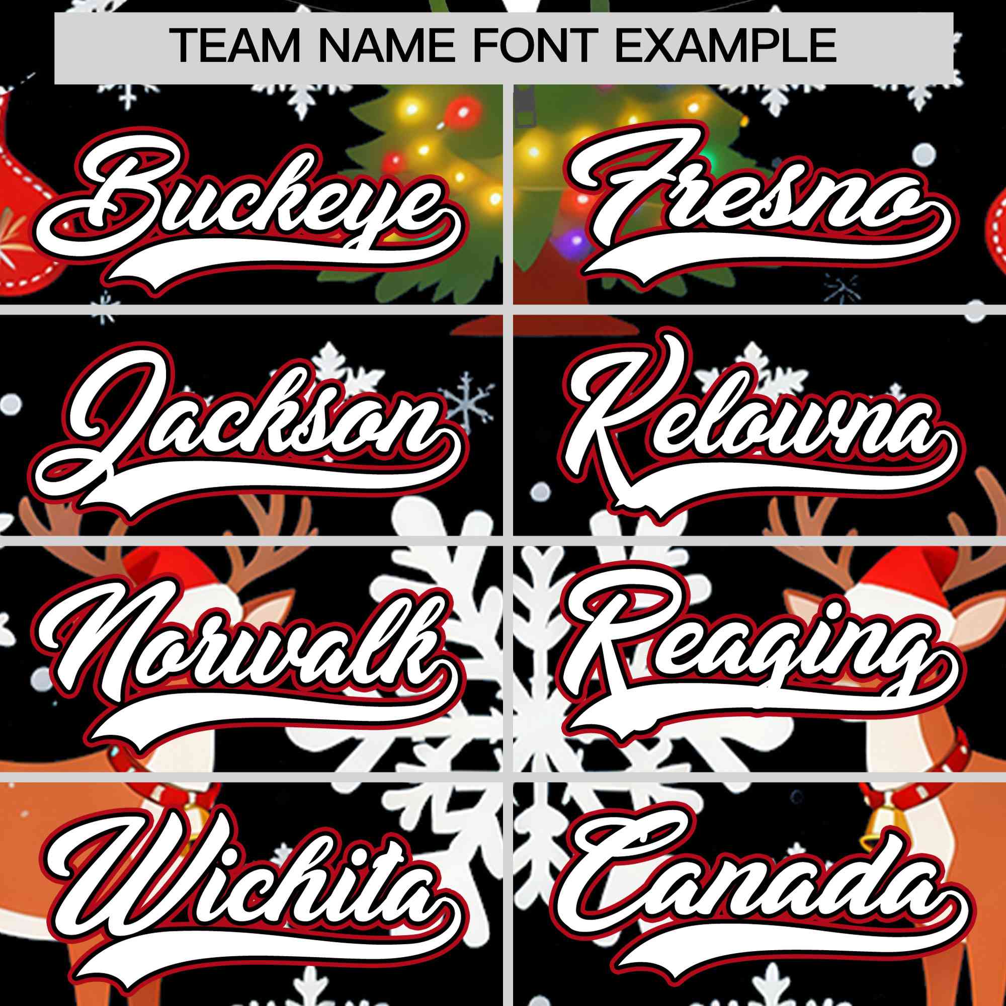 Custom Black White Christmas Graffiti Pattern Athletic Full-Zip Hoodie