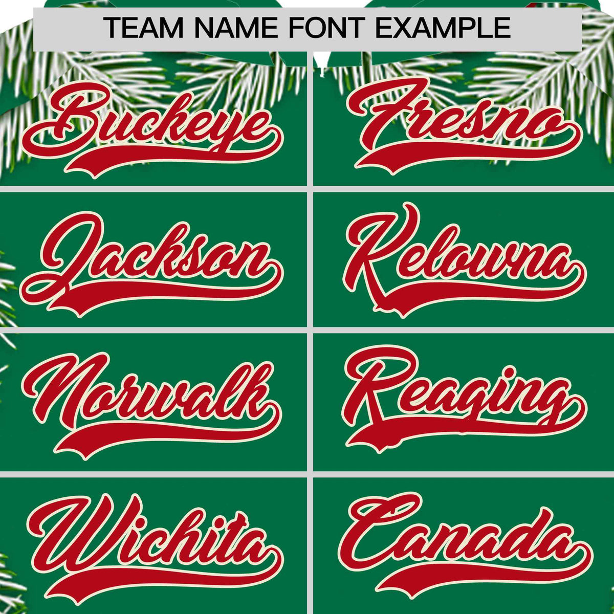 Custom Kelly Green Red Christmas Graffiti Pattern Athletic Full-Zip Hoodie