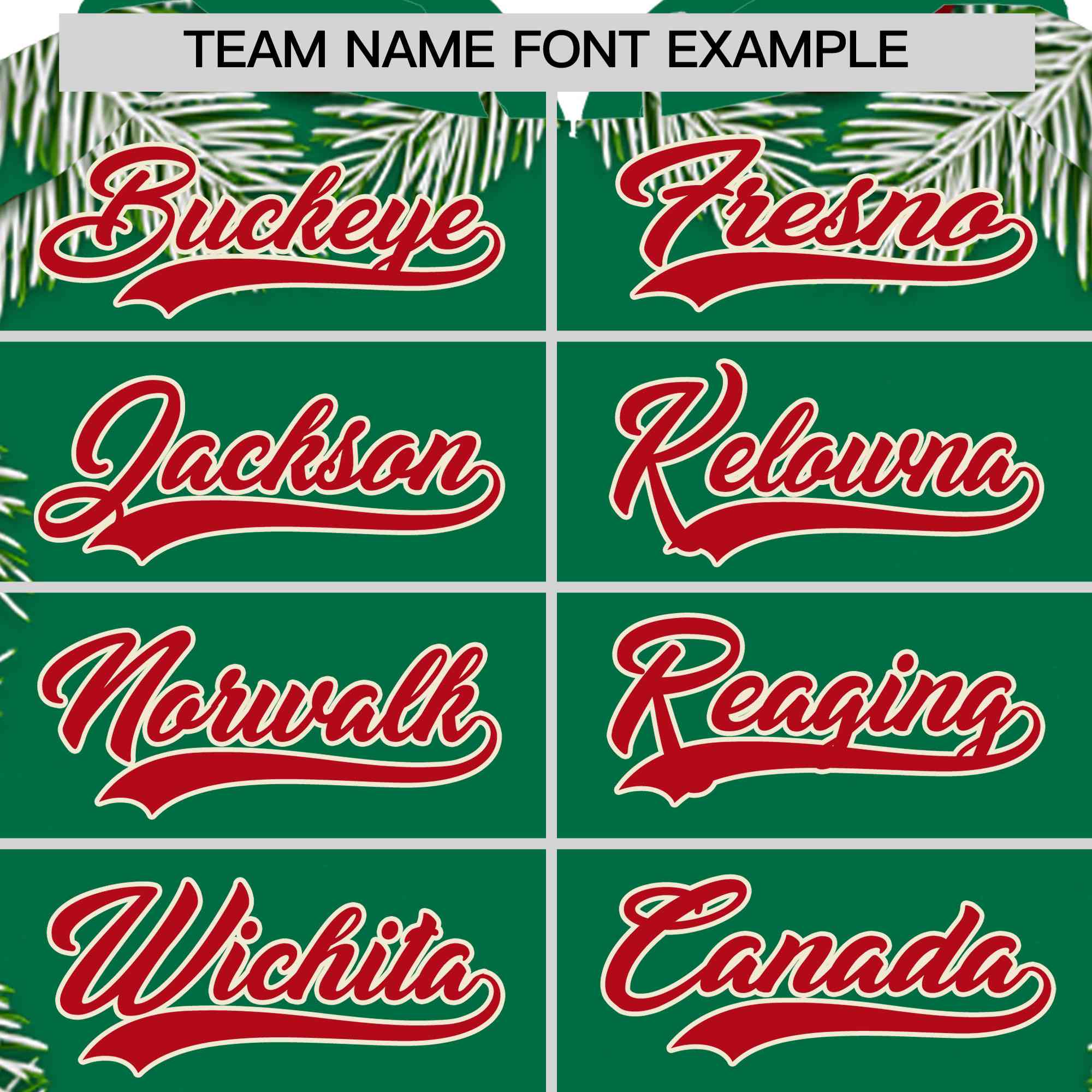 Custom Kelly Green Red Christmas Graffiti Pattern Athletic Full-Zip Hoodie