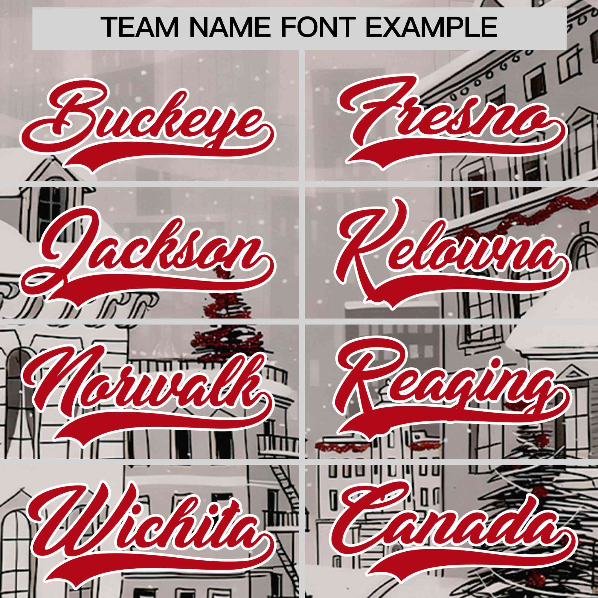 Custom White Red Christmas Graffiti Pattern Athletic Full-Zip Hoodie