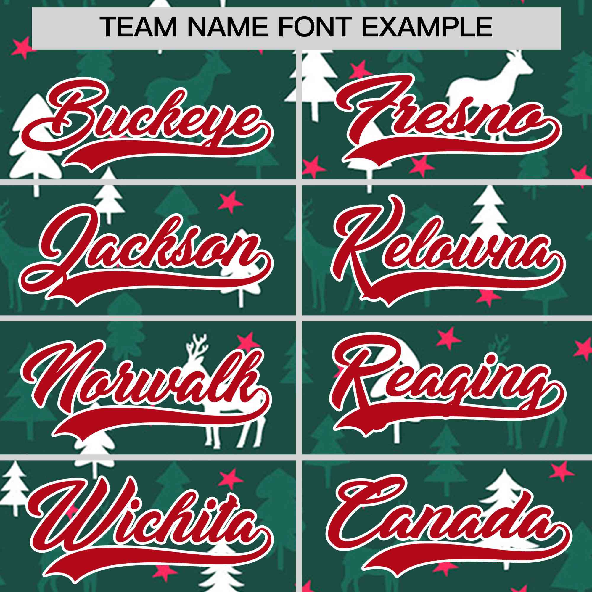 Custom Midnight Green Red Christmas Graffiti Pattern Athletic Full-Zip Hoodie