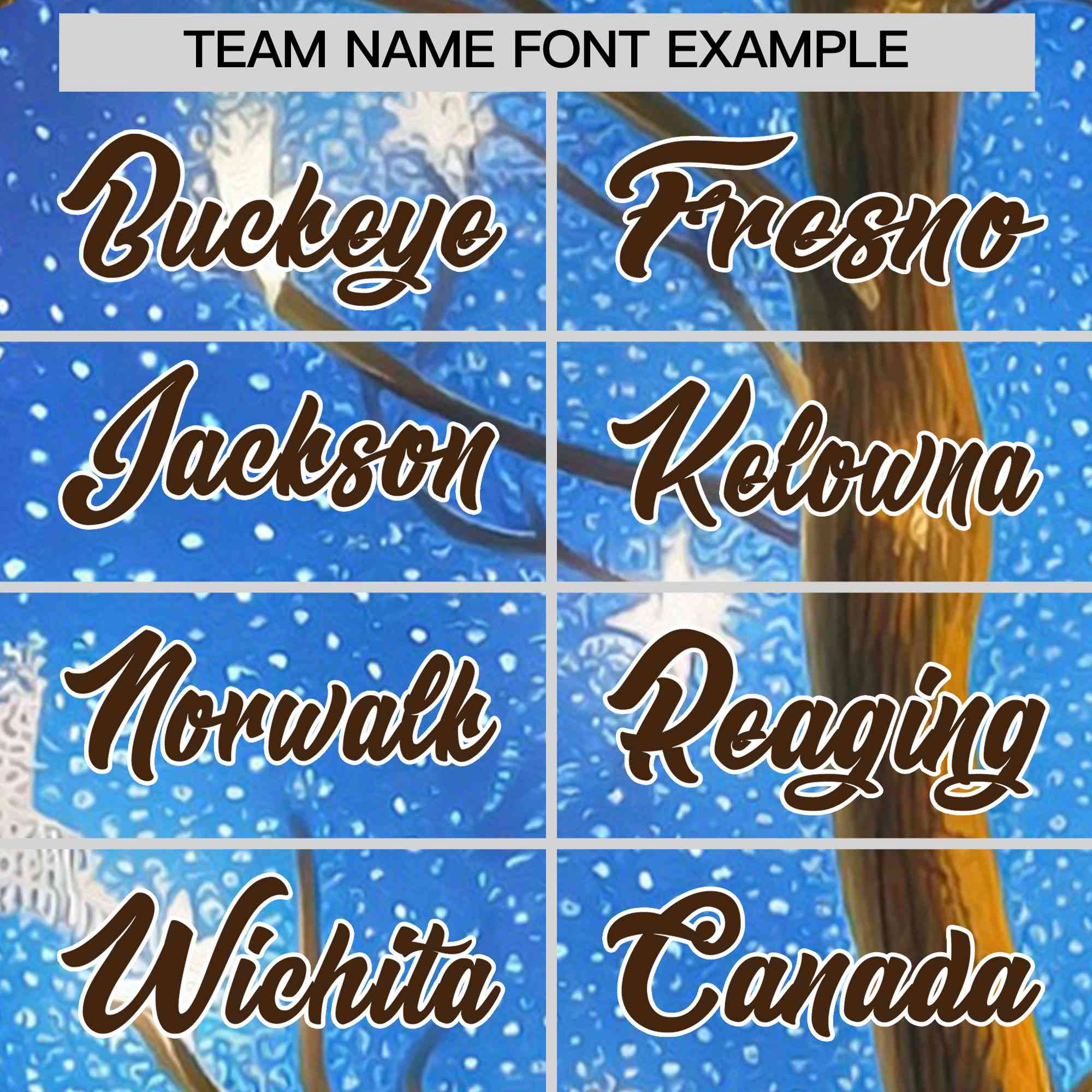 Custom Powder Blue Light Brown Christmas Graffiti Pattern Athletic Full-Zip Hoodie