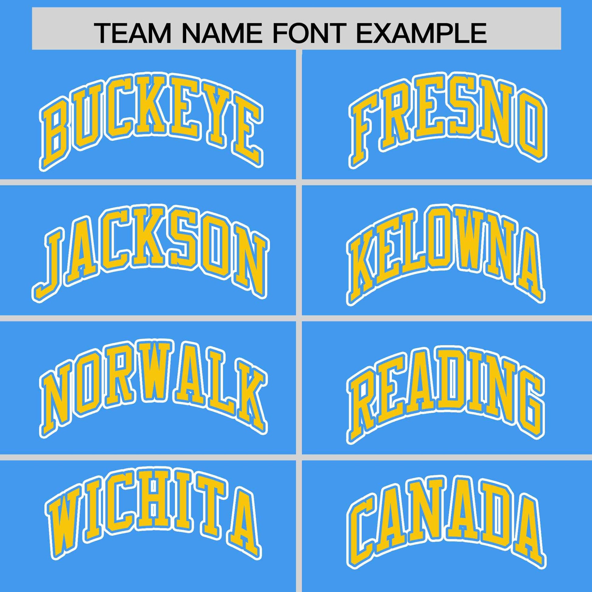Custom Powder Blue Gold Raglan Sleeves Varsity Full-Snap Letterman Two Tone Hoodie Jacket