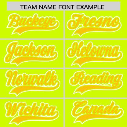 Custom Neon Green Gold Raglan Sleeves Varsity Full-Snap Letterman Two Tone Hoodie Jacket