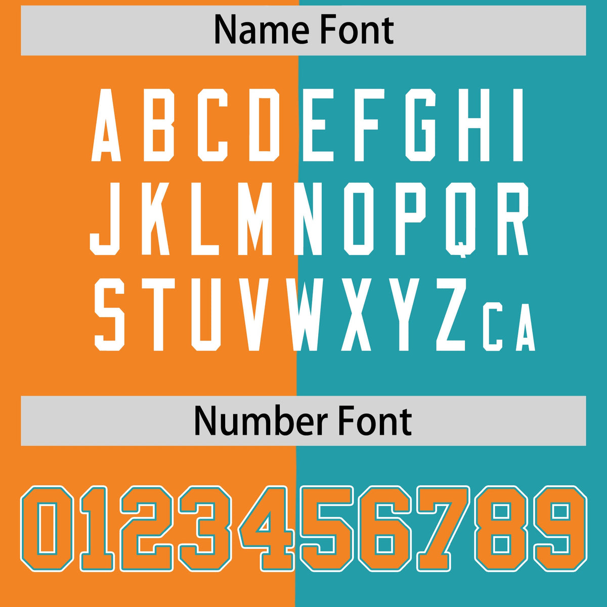 Custom Orange Aqua Split Fashion Varsity Full-Snap Letterman Two Tone Hoodie Jacket