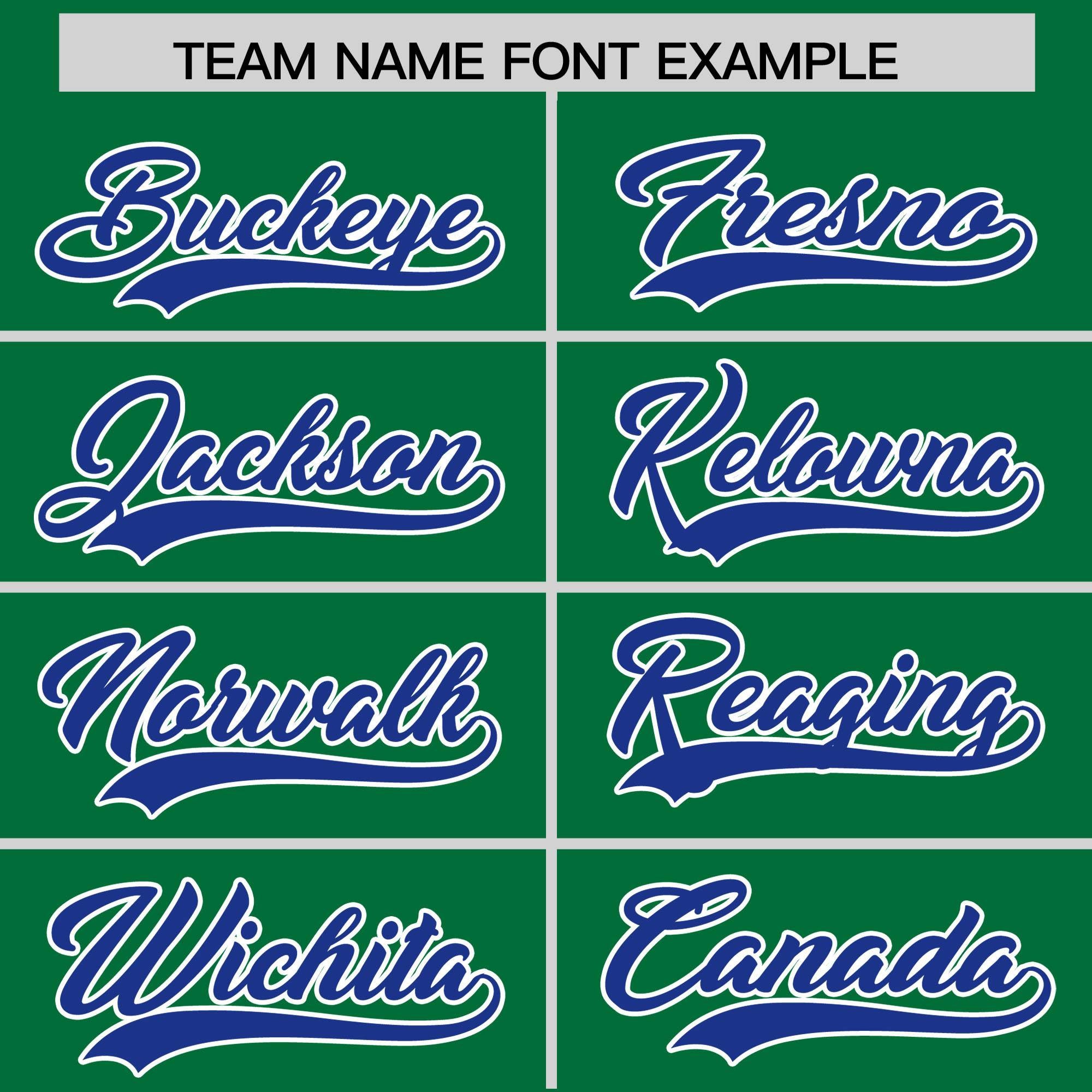 Custom Kelly Green Royal-White Varsity Full-Snap Letterman Classic Hoodie Jacket