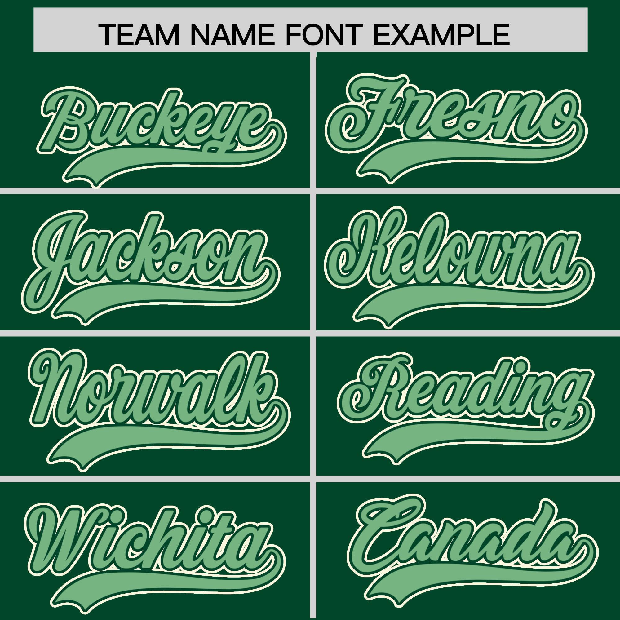 Custom Green Cream Raglan Sleeves Varsity Full-Snap Letterman Two Tone Hoodie Jacket