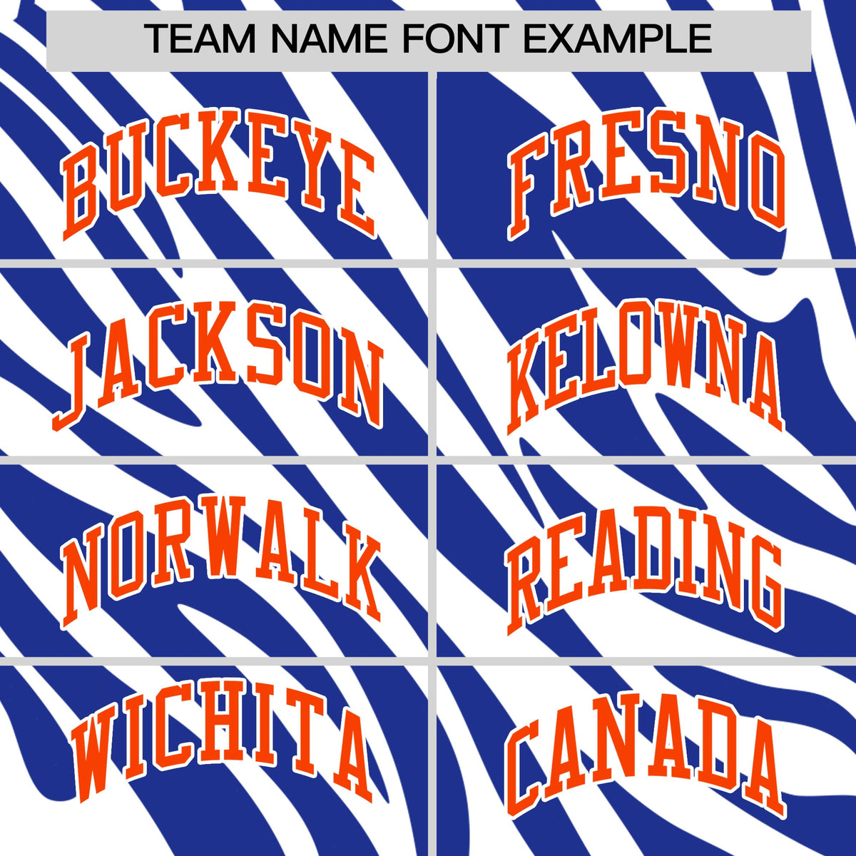 Custom Royal Blue White Orange Leopard Print Pullover Sweatshirt Hoodie| KXKSHOP