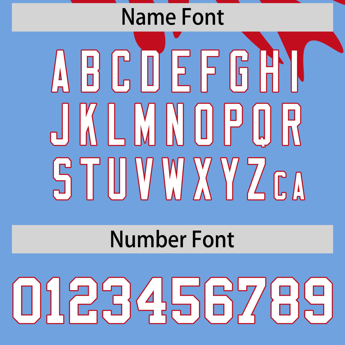 Custom Red Light Blue Leopard Print Pullover Sweatshirt Hoodie| KXKSHOP