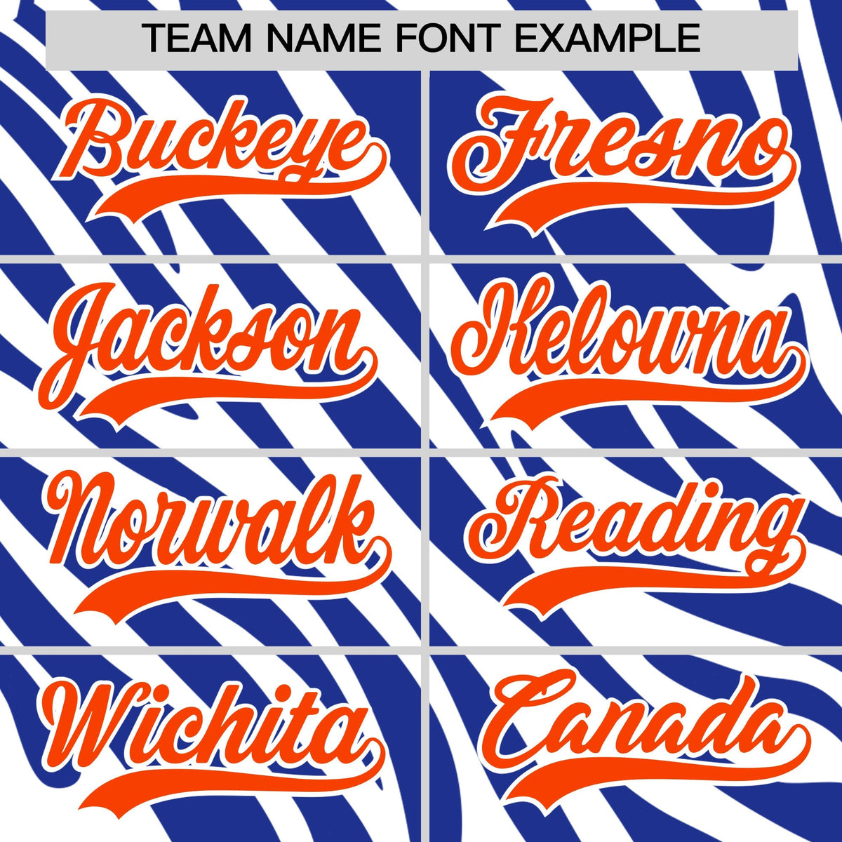 Custom Royal Blue White Orange Leopard Print Pullover Sweatshirt Hoodie| KXKSHOP