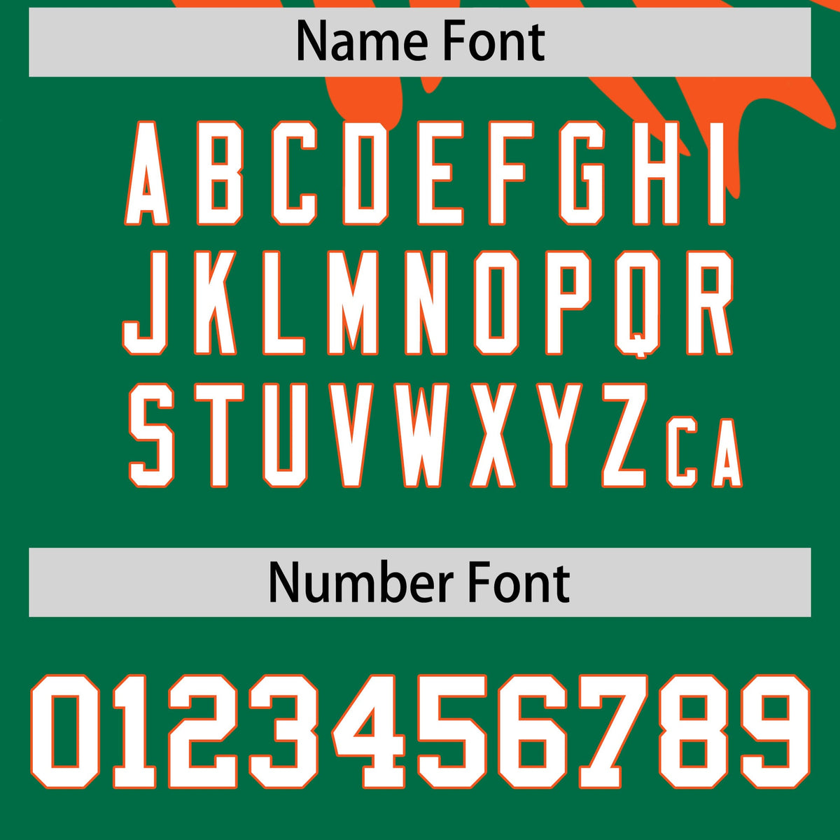 Custom Kelly Green Orange White Leopard Print Pullover Sweatshirt Hoodie| KXKSHOP