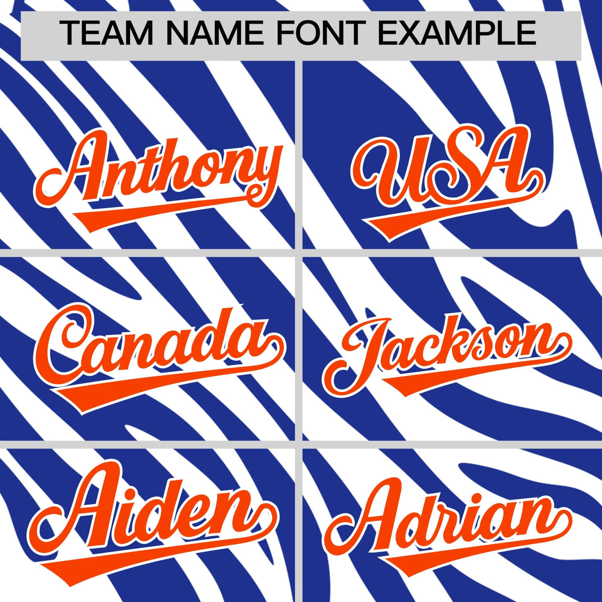 Custom Royal Blue White Orange Leopard Print Pullover Sweatshirt Hoodie| KXKSHOP