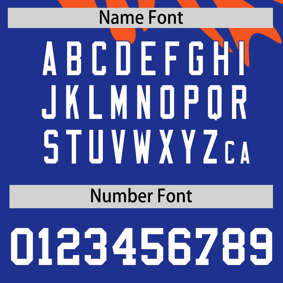 Custom Orange Royal Blue Leopard Print Pullover Sweatshirt Hoodie| KXKSHOP