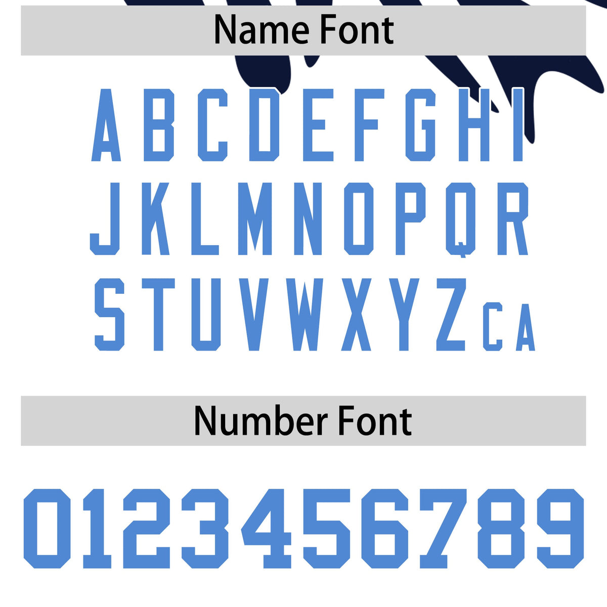 Custom Navy White Powder Blue Leopard Print Pullover Sweatshirt Hoodie| KXKSHOP