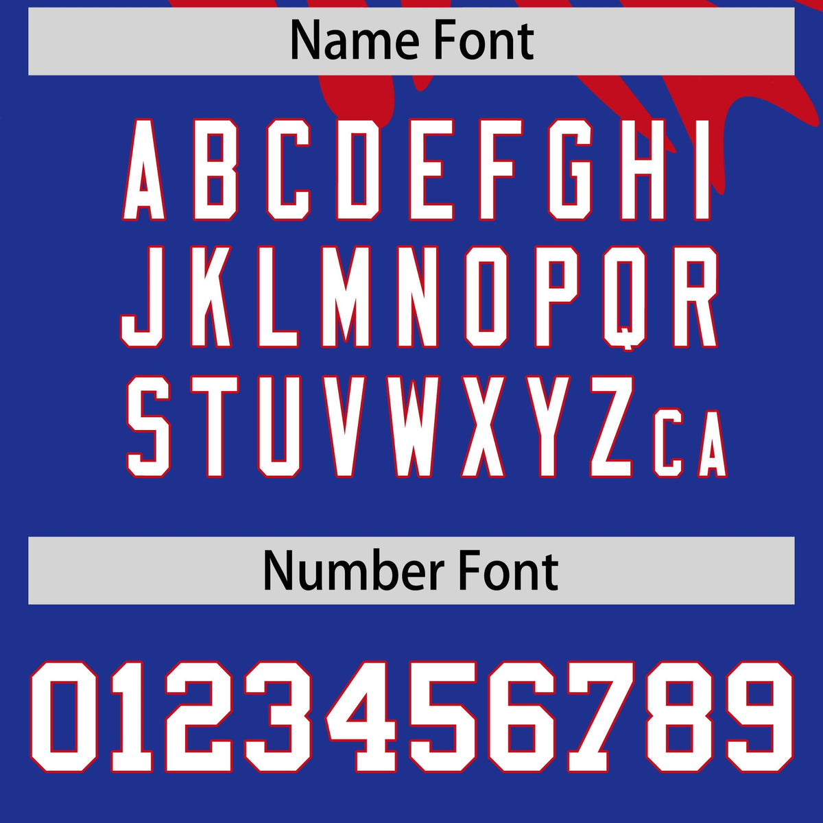 Custom Royal Blue Red Leopard Print Pullover Sweatshirt Hoodie| KXKSHOP