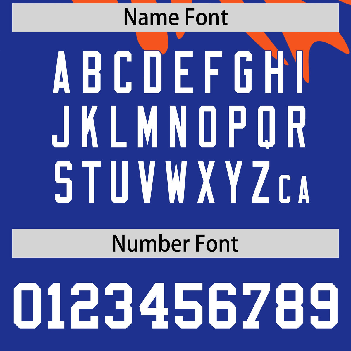 Custom Orange Royal Blue Leopard Print Pullover Sweatshirt Hoodie| KXKSHOP